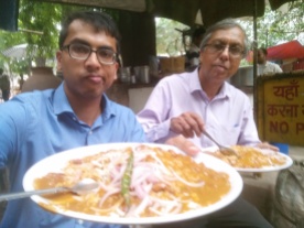 Streetside Rajma Chawal with Dad